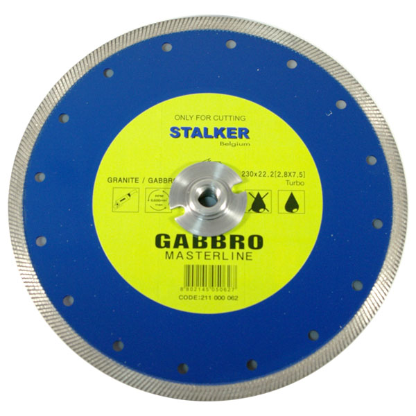 Диск turbo 230 GABBRO FL-M14 (STALKER) MasterLine (граніт, габро, бетон)