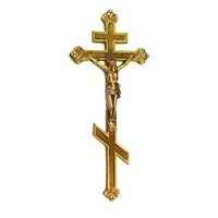 Хрест з розп`яттям і візерунком, православний Н:36