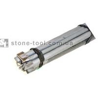 Stone chisel with tungsten carbide tip (granite), set