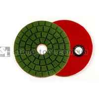 Flexible polishing pad BUFF 100, green