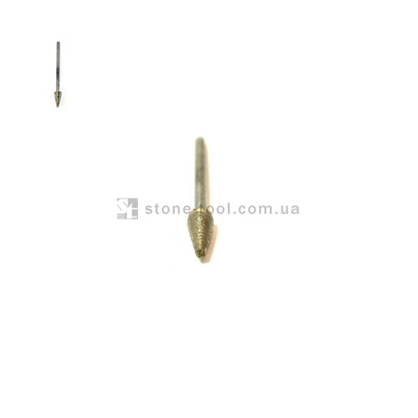 Фреза для резьбы по камню `Конус`, хвостовик 3 мм